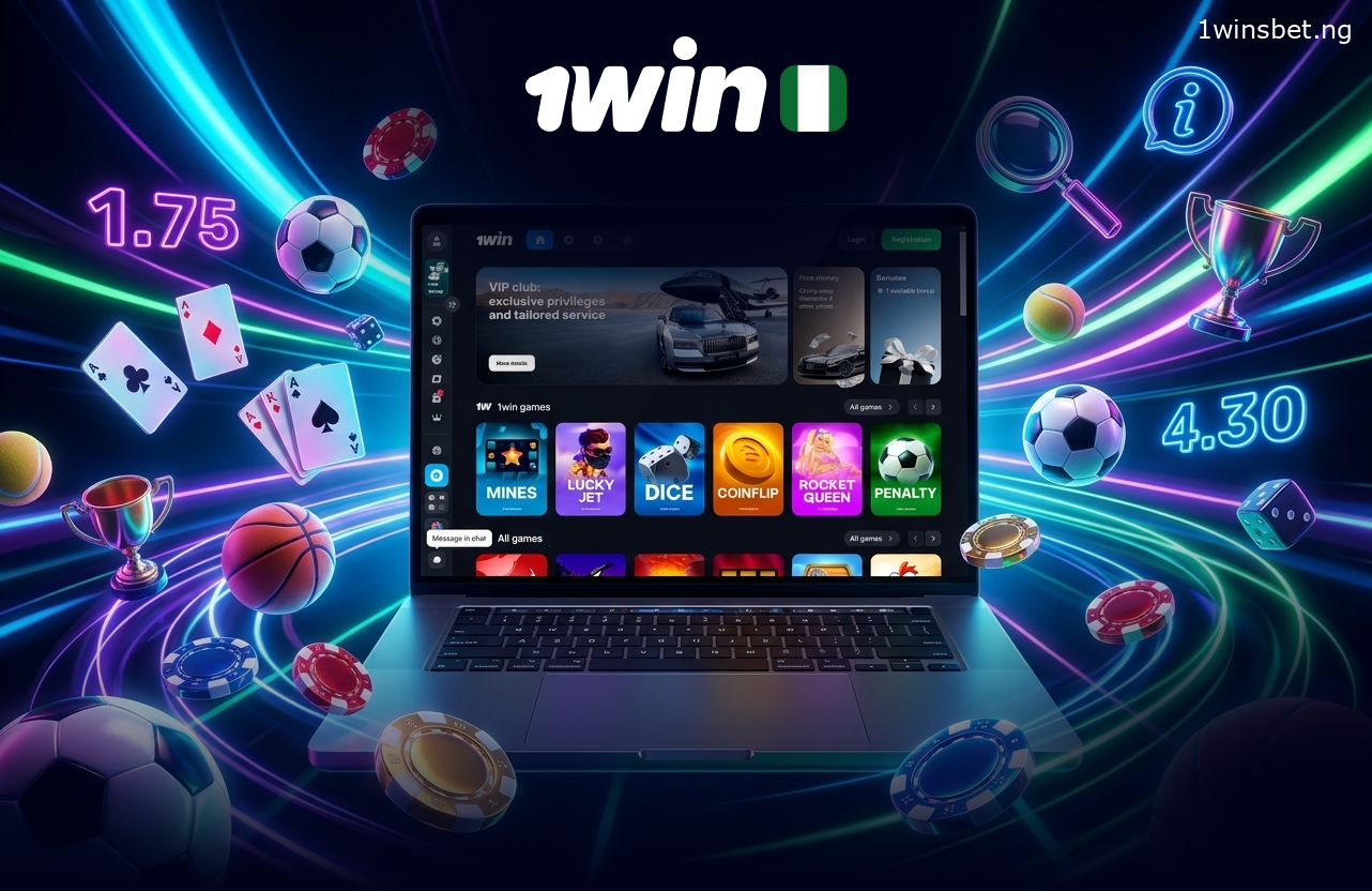 1win Nigeria offers both sports betting and a lively casino, creating a complete gaming hub